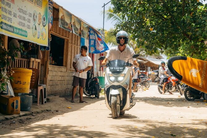 4 Day Lombok Loop Motorcycle Adventure - Day two: Rice terraces, Tetebatu waterfall, and Mount Rinjani