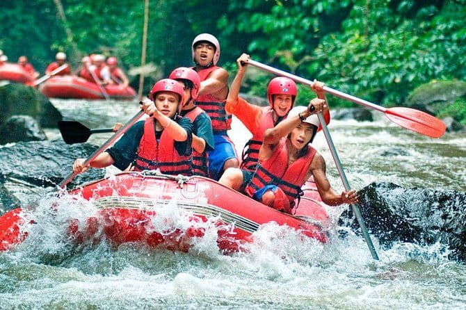 All Inclusive Quad Bike Ride and White water Rafting - Rafting the Ayung River for about five hours