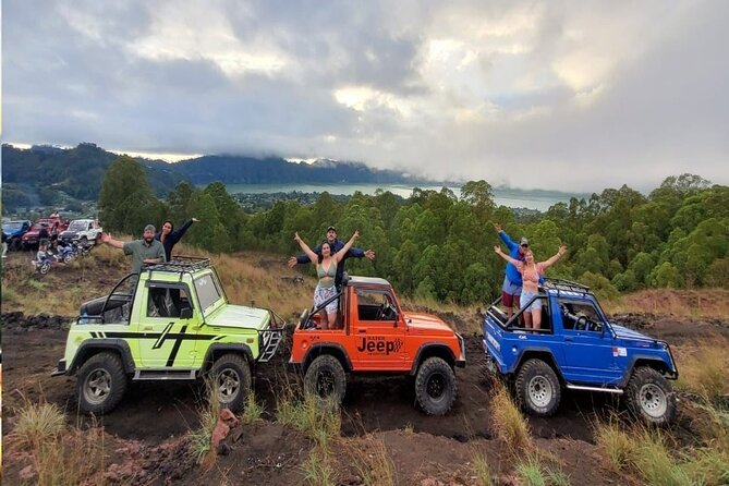 Amazing Mount Batur Jeep Sunrise and Black lava - The Jeep ride to Mount Batur