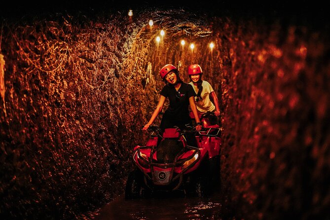 ATV Quad Bike Bali with Waterfall Gorilla Cave and Lunch - The jungle track, canyons, and muddy water