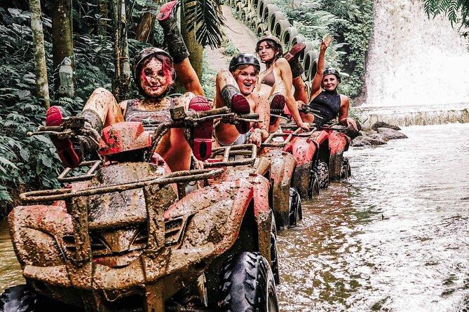 ATV Quad Bike Bali with Waterfall Gorilla Cave and Lunch - Rice paddies, plantations, and village roads