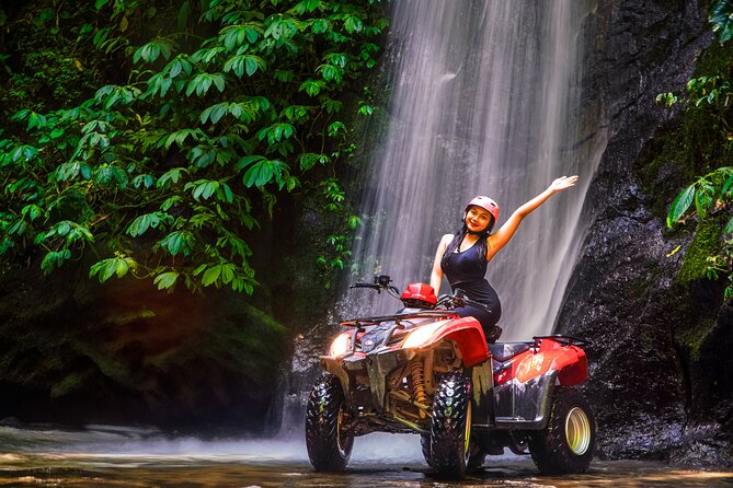 ATV Quad Bike Kuber Through Waterfall, Tunnel And Rice Field - Lunch, lockers, and the value of the $48 price