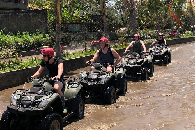 ATV Quad Bike Through Tunnel and Waterfall in Bali - Rice Fields, Villages, and the First Muddy Sections