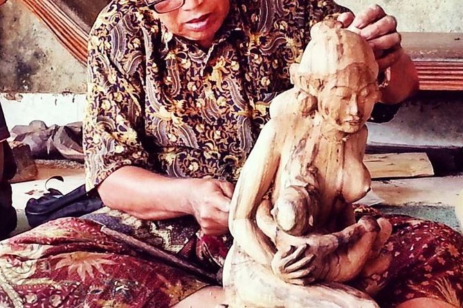 Bali Arts shopping with temples-waterfall visit. - Elephant Cave and a ninth-century site