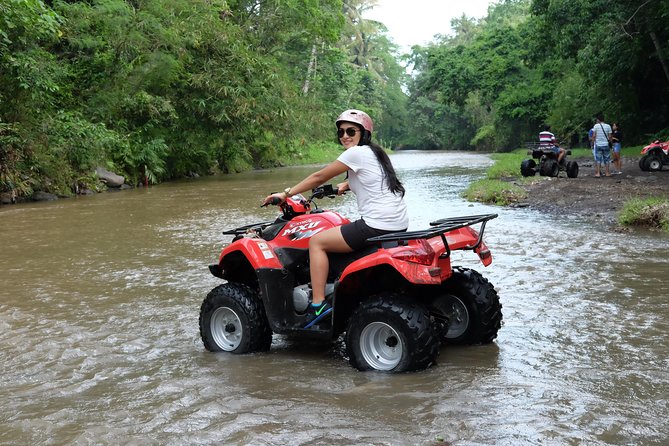 Bali Atv Quad Bike Through Tunnel and Waterfall - Who Will Enjoy This Day Most?