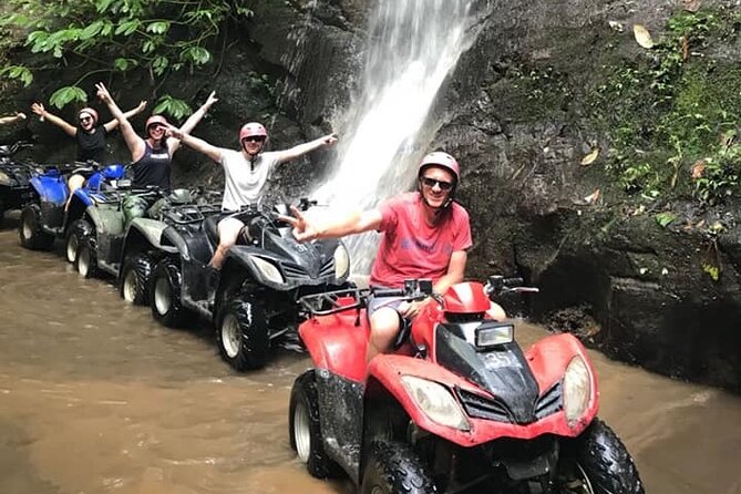 Bali ATV Quad Bike Through Tunnel, Waterfall, White Water Rafting - Solo ATV or tandem ride?