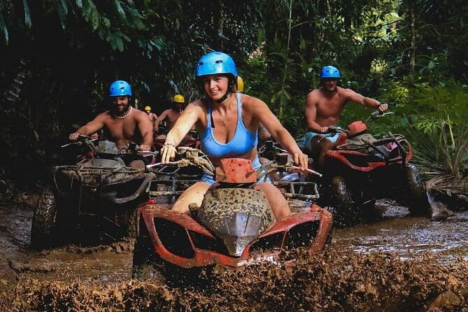 Bali ATV Quad Bike Ubud Swing & Monkey Forest All Inclusive - Meeting Bali’s long-tailed monkeys