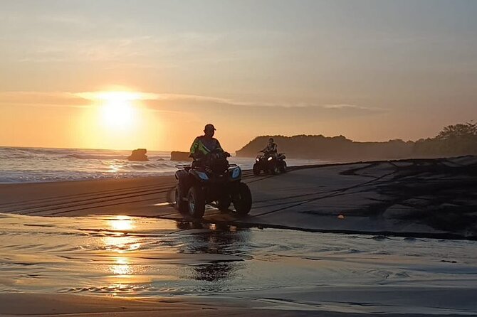 Bali ATV Ride In the beach black sand atv tour - Riding the Black Sand at Kelecung Beach