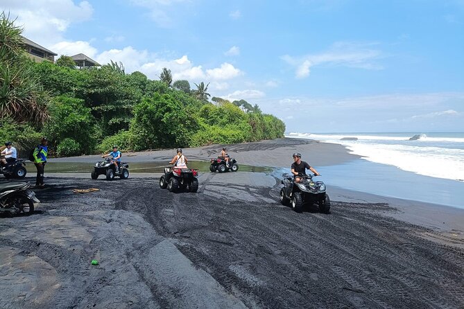 Bali ATV Ride In the beach black sand atv tour - Lunch and the End of the Outing
