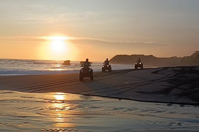 Bali ATV Ride In the beach sunset atv tour - Tegal Mengkeb gives the ride a different Bali setting