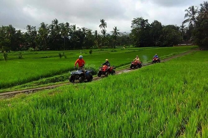 Bali ATV Ride tour Ubud - Taking on rocky ground and the river