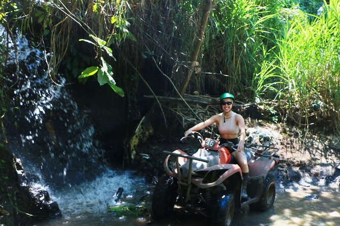 Bali ATV Ride Ubud Waterfall, Ricefield,River,Barong Cave, Lunch - Safety help for first-time ATV riders
