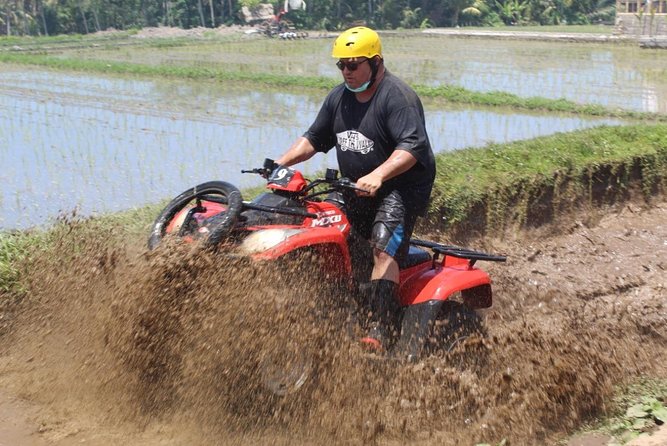 Bali Atv Riding through Cave and Waterfall - River sections, mud, and the fast parts