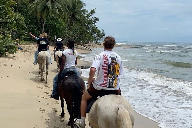 Bali Beach Horse Riding combo with waterfall All Inclusive - The guide matters on a horse ride