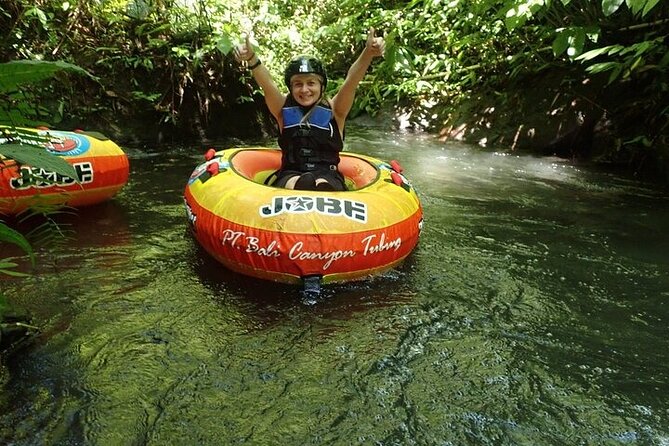 Bali Canyon Tubing Adventure - A hot shower, towels, and a serious buffet