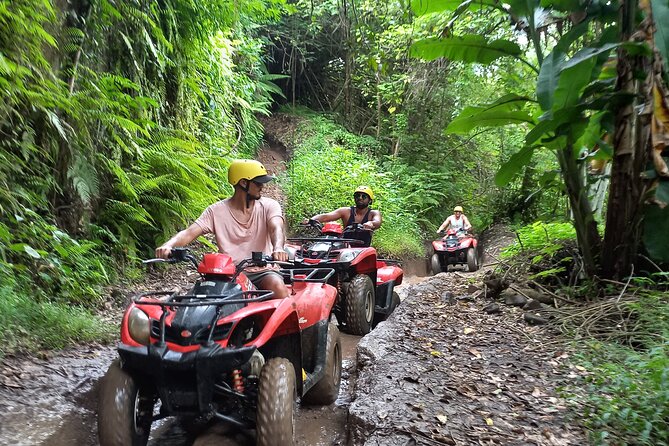 Bali : Gorilla Cave ATV & Ubud White Water Rafting With Lunch - Safety briefing before the ATV ride