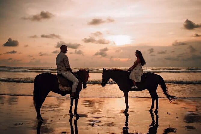 Bali Horse Riding Seminyak Beach Experience Private Transport - Riding from Seminyak Beach toward Pantai Double Six