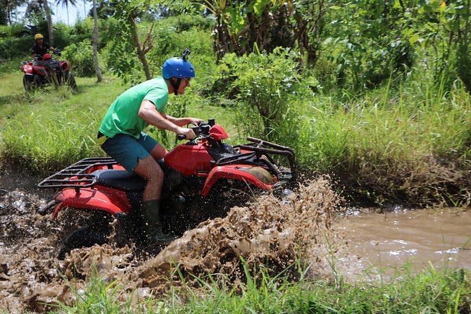 Bali Quad Adventure with Waterfall Tour - Walking to Tibumana Waterfall