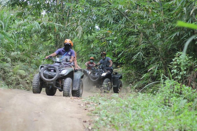 Bali Quad Bike ATV with Flying Fox - Safety briefing and ATV preparation at 9:45