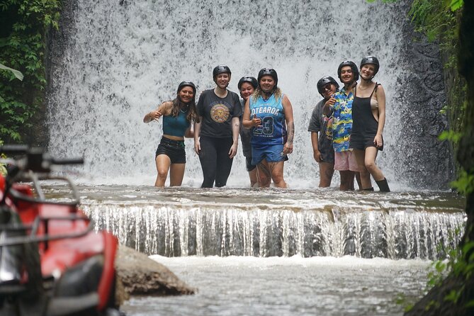Bali Quad Bike Through Gorilla Cave - Monkey Forest and Waterfall - Lunch And The Abiansila Pool Stop