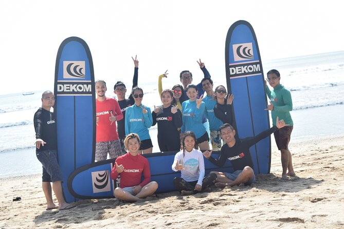Bali Surf Lesson in Kuta by Dekom - Pickup across six south Bali areas
