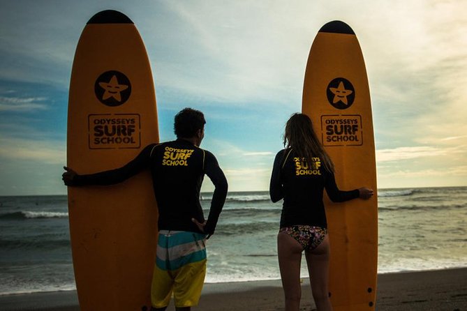 Bali Surf School in Kuta - At Kuta Beach, the lesson begins on land