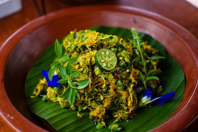 Balinese Vegan Cooking Class with Fresh Harvesting & Garden Tour - The four-course meal is the payoff
