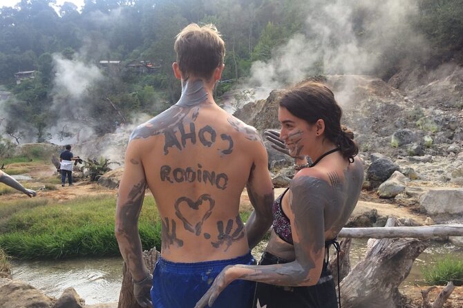 Bandung Tour Volcano, Hotsprings, Mud, Tea, Lunch all Included - Rancabali Tea Fields and a Cooler Finish