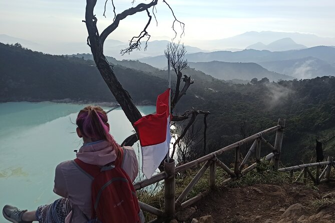 Bandung Tour Volcano, Hotsprings, Mud, Tea, Lunch all Included - White Crater and the Short Climb on Mount Patuha