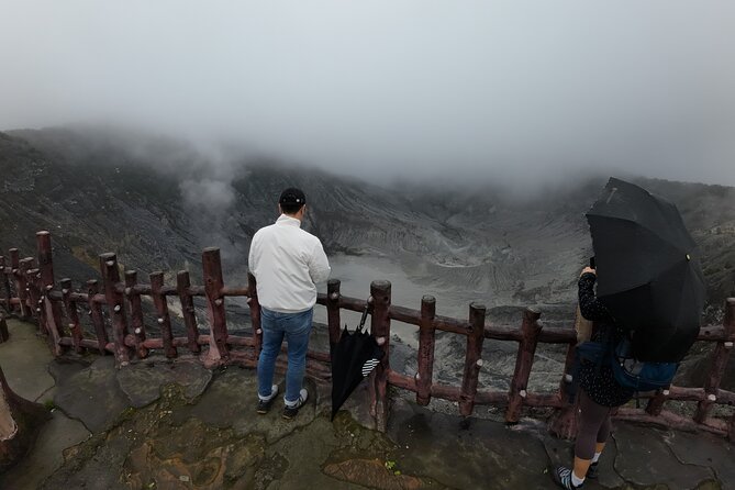 Bandung Volcano Sightseeing and Hot Spring Private Tour - White Crater gives the day its best view