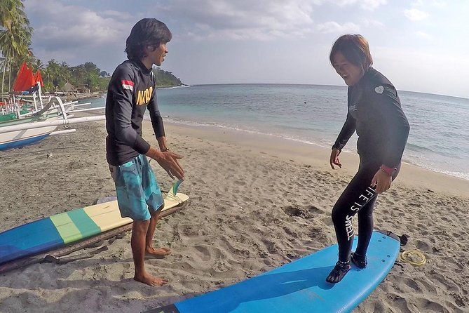 Beginner surf lesson private class - Adult - What the three-hour lesson covers