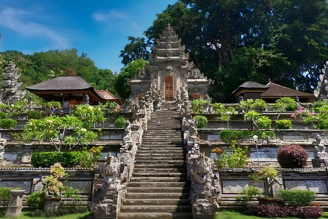 Besakih Temple Tour,Kehen Temple,Tirta Empul,Goa Gajah Temple - Gunung Kawi Sebatu and the stair descent