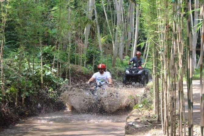 Best of Ubud Adventure: Ayung Rafting - ATV - Quad Bike with Private Transport - Moving from mud to the Ayung River