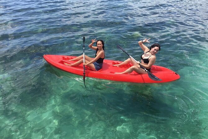 Bintan Island Snorkeling, Kayaking and Fun Fishing Activity - Reaching the snorkeling area near White Sand Island