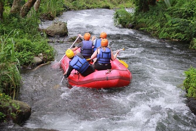 BMW Bali Rafting + Flying Fox at Telaga Waja River (LESS STAIRS) - Getting ready at the Telaga Waja base