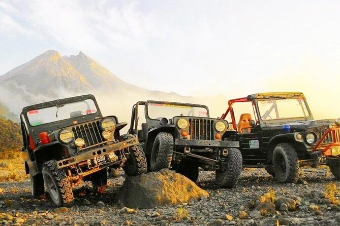 Borobudur Sunrise, Mt. Merapi & Prambanan Day Tour with Entry Fee - Merapi by Jeep, with dust and rough roads