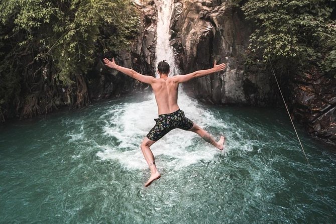 Cliff Jumping and Sliding at Aling Aling Waterfall - Visiting a Balinese family compound