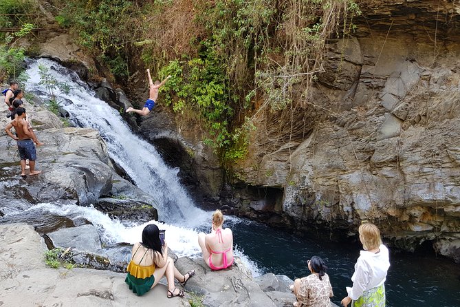 Cliff Jumping and Sliding at Aling Aling Waterfall - Swimming at the Blue Lagoon
