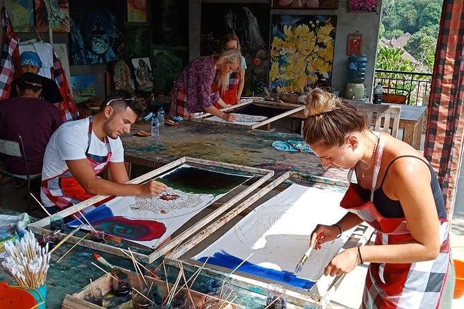 Crafting Heritage Batik Painting Workshops - Adding dye and watching the pattern develop