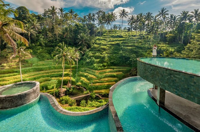 CRETYA Ubud infinity Pool + Hidden Water fall + Water Temple Tour - Cretya Ubud: dramatic views with a catch