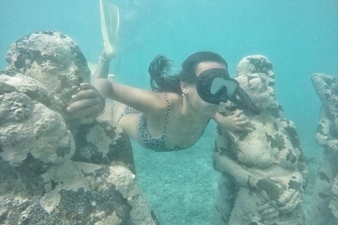 Gili island Snorkeling Half Day Trip departure from Gili Trawangan - First stop: Gili Meno and the Nest sculptures