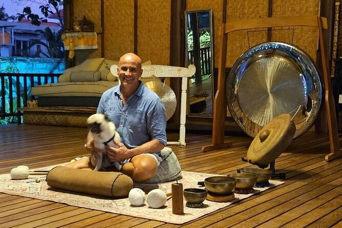 Gong Sound Healing on Nusa Lembongan, Bali - Arriving at the open-air shala