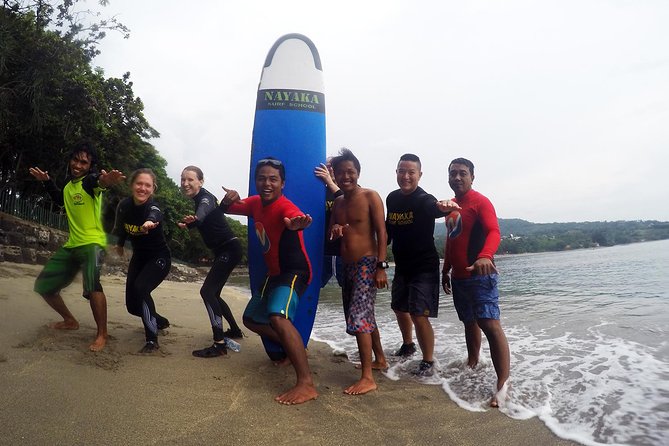 Group Surf Lesson Senggigi Lombok - Meeting at Nayaka Surf School in Batu Layar