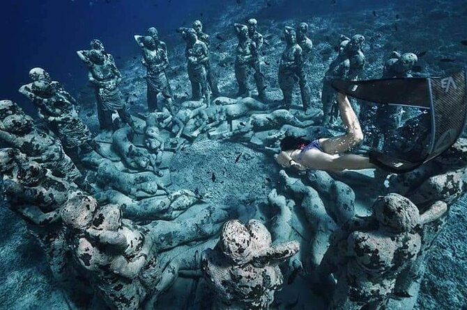 Half-Day Private Guided Snorkeling Turtles Underwater Statues - Gili Air and the three-island route