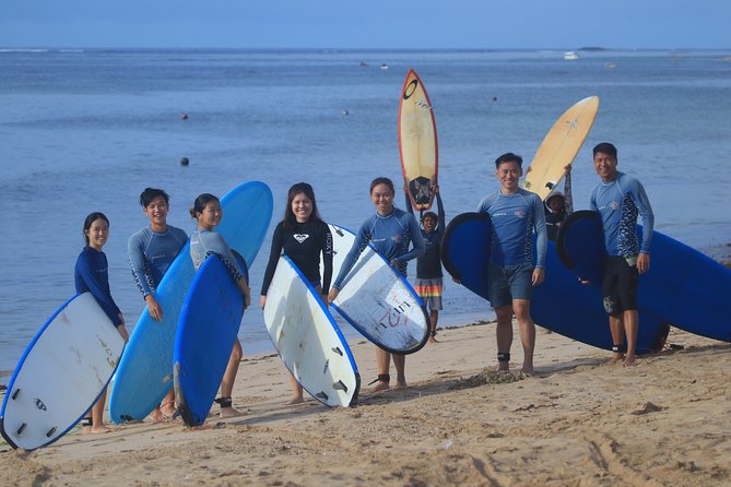 HOT PROMO. Semi Private Lessons (1 Coach/2 Guests) - Kuta Beach, practice time, and the first successful stand