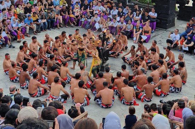 Incredible Uluwatu Temple Sunset & Kecak Fire Dance - Jimbaran Beach and the optional seafood meal