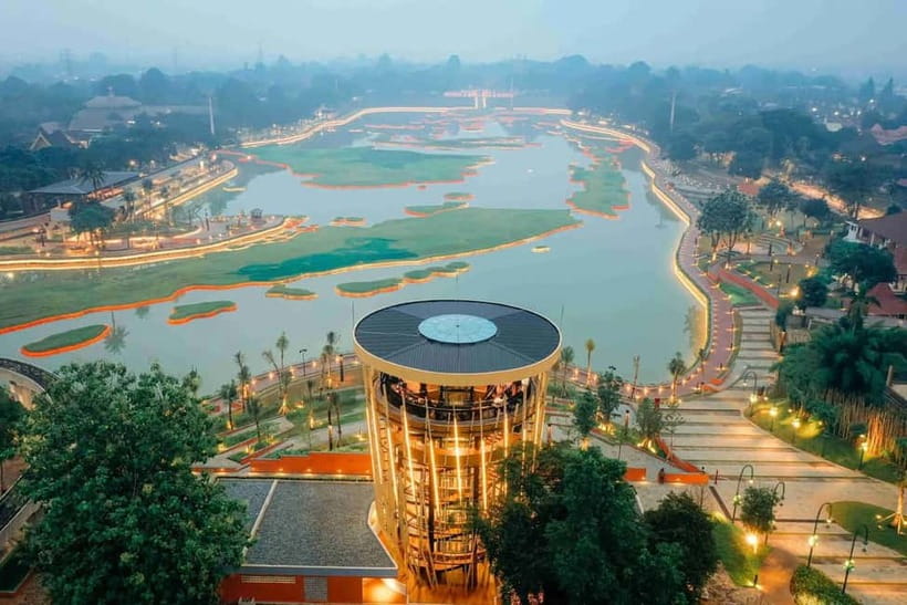 Jakarta: Taman Mini Indonesia Cultural Park Entry Ticket - Gardens and miniature landmarks