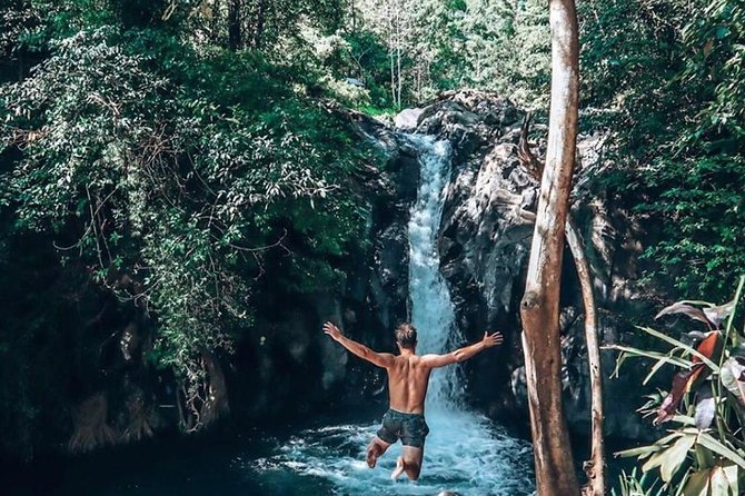 Jumping Sliding at Aling- aling Waterfall - Wanagiri Hidden Hill - Handara Gate - The 7:30 a.m. pickup and long drive