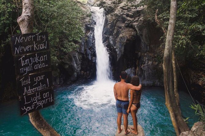 Jumping Sliding at Aling- aling Waterfall - Wanagiri Hidden Hill - Handara Gate - Aling-Aling and the 40-foot Kroya slide