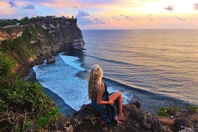 Kecak Fire Dance and Sunset at Uluwatu Temple All Inclusive - Entering Uluwatu Temple above the ocean